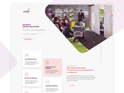 Lucida Website design illuatration user interface ux ui website design