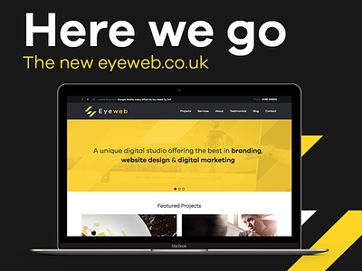 Eyeweb 2017 agency development homepage identity launch marketing new portfolio services ui website