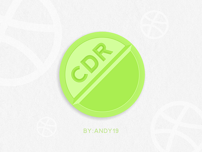 CDR green tablet illustration