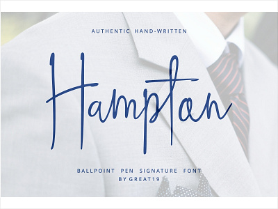 Hampton Signature Font