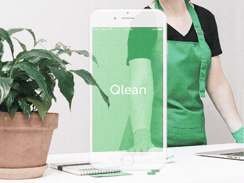 Qlean app app clean product qlean ui ux