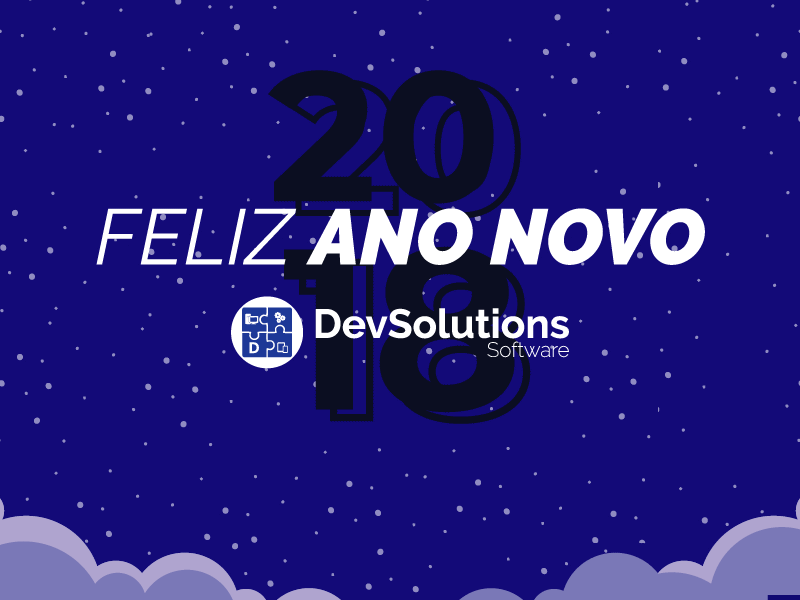 Happy New Year in DevSolutions after effects animation devsolutions gif new year