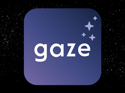 Daily UI - Day 5 - App Icon 005 app app icon astronomy cosmos daily ui dailyui day 5 gaze space stargazer stars