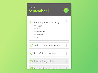 Daily UI - Day 42 - To Do List