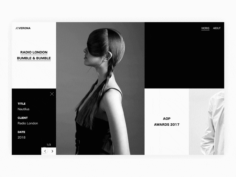 Black & White 2 | JC Verona Portoflio Concept