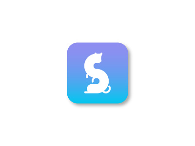 Weasel "S" App Identity animal app blockchain crypto design helllo identity logo s weasel