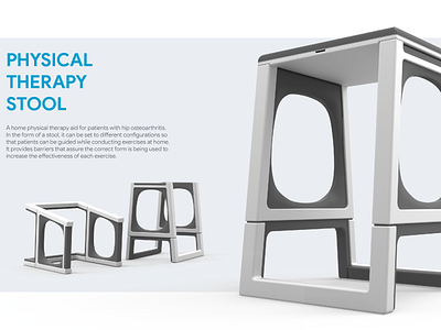 Physical Therapy Stool furniture design industrial design product design