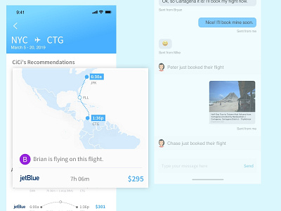 Travelq blue group group chat personal sketch app travel travel agent travel app uidesign ux ui ux design