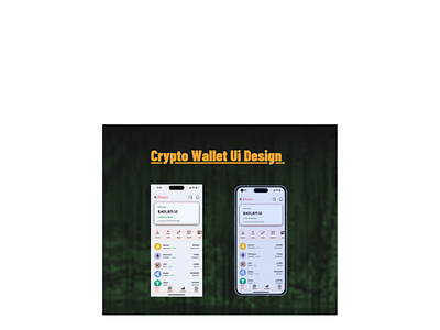 Check my Crypto Wallet Ui Design. Kindly drop a feedback