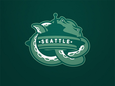 Seattle Kraken (space hockey kraken needle) nhl octopus seattle tentacle
