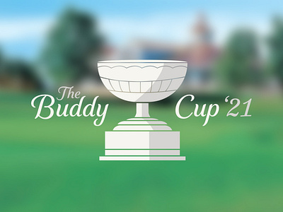 The Buddy Cup 2021 brand brand identity branding design event golf identity logo script sport tournament vector