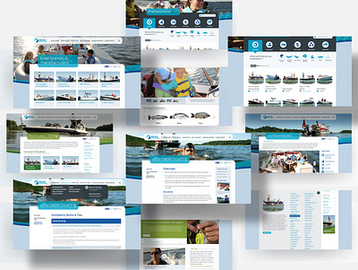 Discovery Boating Website Re-design boat boating branding design digital digital design fishing responsive ui user experience user interface ux web web design website website design