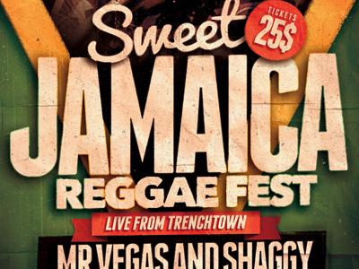 Reggae Poster Vol. 6 dreadlocks flyer grunge jamaica photoshop poster psd rastaman reggae template vintage