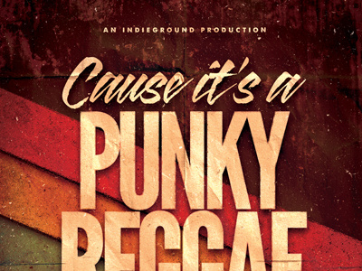 Reggae Poster Vol. 7 flyer grunge jamaica photoshop poster psd rastaman reggae template typography vintage