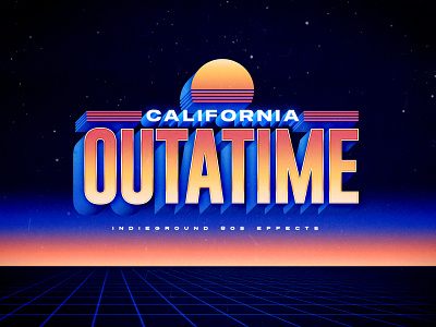 80s Photoshop Text Effect - No.24