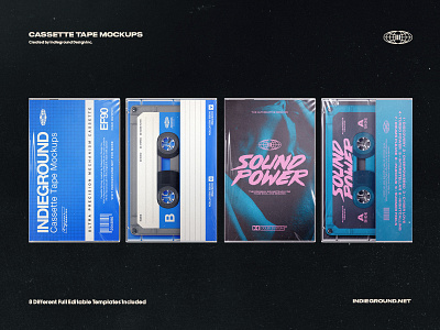 Download Cassette Tape Photoshop Mockups By Roberto Perrino On Dribbble