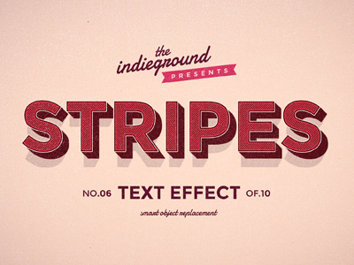 Retro Vintage Photoshop Text Effect No.6