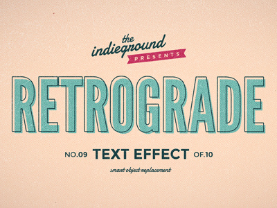 Retro Vintage Photoshop Text Effect No.9 3d classic effect hipster lettering mockup photoshop psd retro style template type typography vintage