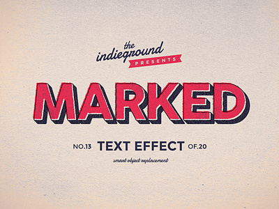 Retro Vintage Photoshop Text Effect No.13