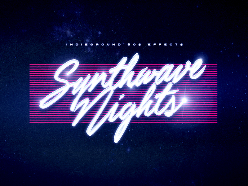 Download 80s Retro Text Effects - No.8 by Roberto Perrino on Dribbble