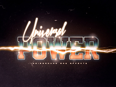 80s Retro Text Effects - No.5