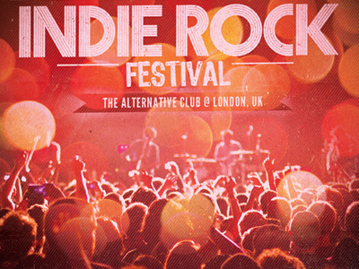 Indie Poster Vol. 14 alternative concert festival flyer gig hipster indie music poster psd template