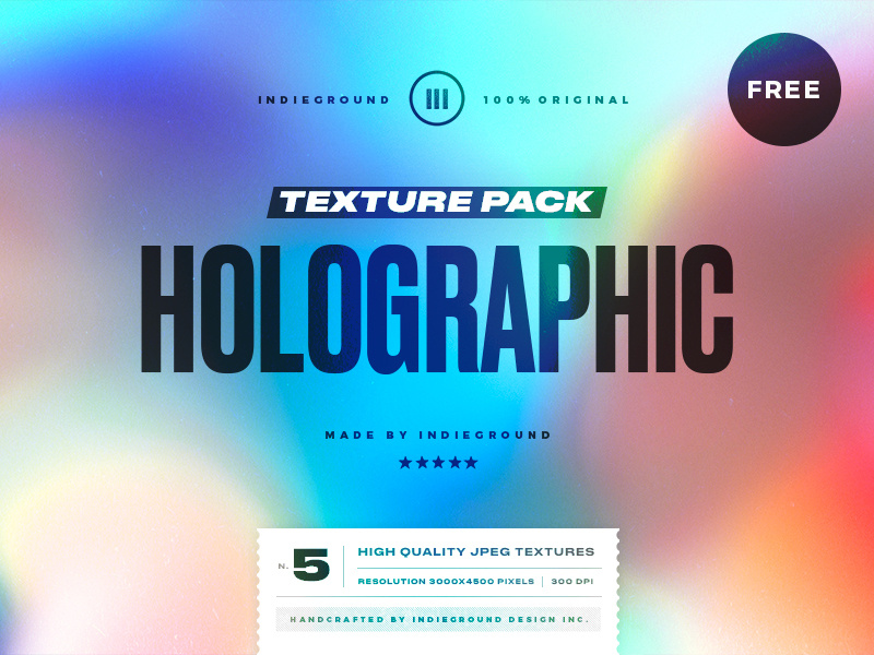 Free Holographic Textures By Roberto Perrino On Dribbble