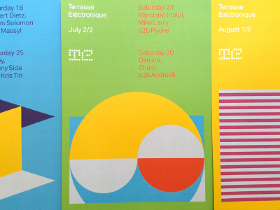 Terrasse Electronique - Visual Identity branding logo techno typography visual identity