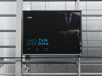Billboard / Visual Identity for Data Talk branding design graphic design logo logo design logotype vector visual identity