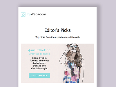 Newsletter Design - Editor's Picks