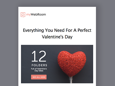 Newsletter Design - Valentine's Day