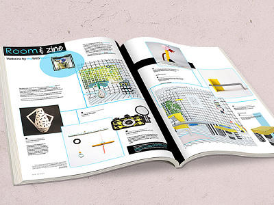 myWebRoom - Room & zine design graphic design layout magazine print