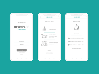 Hexspace Mobile UI