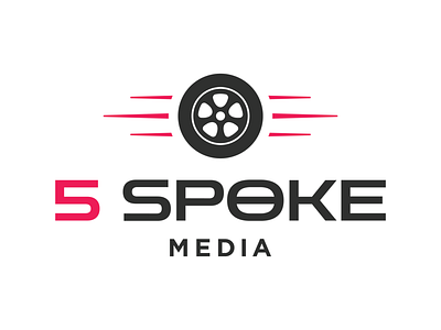 5 Spoke Media brand identity branding branding extension design graphic design icon iconagraphy illustration logo