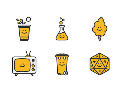 Happy Store Icons #007-012