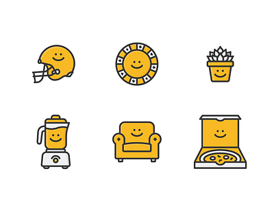 Happy Store Icons #013-018