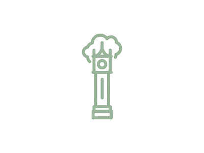 Vancouver Steam Clock design graphic design icon icon set iconagraphy icons illustration logo logomark vector