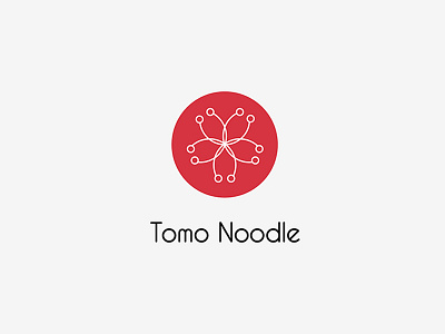 Tomo Logo Design japanese logo noodle