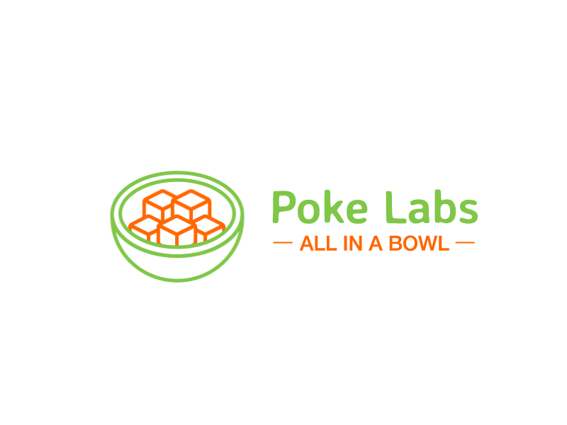 Poke Labs icon logo poke bowl
