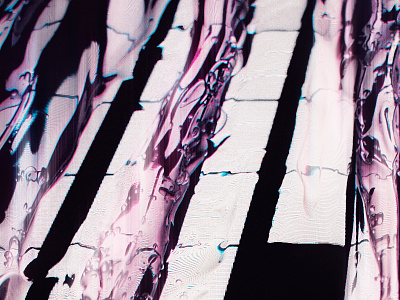 Untitled I (Detail) 2013 art colour digital gel glitch magnasoma pink prism psychedelic refraction sci-fi