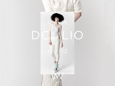 Sofia Doglio Crystallography 2012 fashion layout logo photography typography white