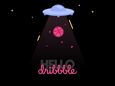 Hello!! Dribbble design dribble hello hello dribble post space ui uiux