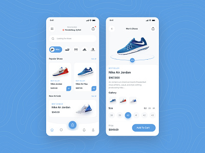 Shoe Shopping Mobile App