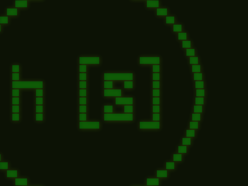 Throwing it back 80s ai black dos green hyperscience logo