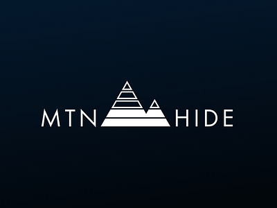 MtnHide Logo logo mountain