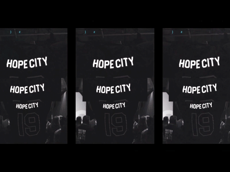 Hope City News 2020_2 2d after effects animation footage kinetic loop news type typography
