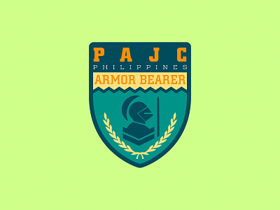 PAJC armor christian design knight logo pajc