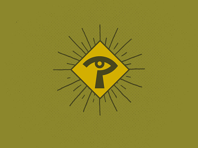 Pagmatngon (Awakening) logo badge eye key logo logo design logomark p retro vintage