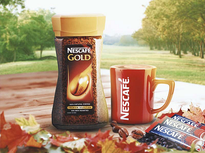 Nescafe behance branding creative creativroom design designers dribbble icon logo outdoor packaging photoshop