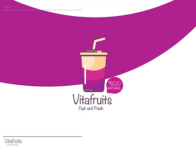 Vitafruits - Logo behance branding creative creativroom design designers dribbble icon logo outdoor packaging photoshop